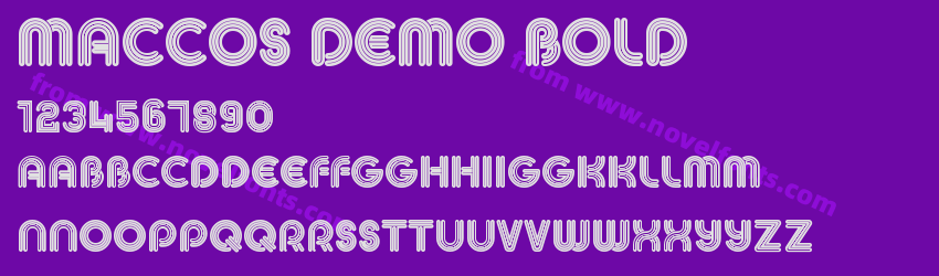 MACCOS Demo BoldPreview MACCOS Demo BoldPreview