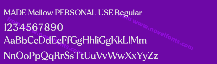 MADE Mellow PERSONAL USE RegularPreview MADE Mellow PERSONAL USE RegularPreview