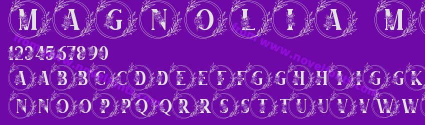MAGNOLIA MONOGRAMPreview MAGNOLIA MONOGRAMPreview