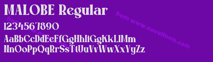 MALOBE RegularPreview MALOBE RegularPreview