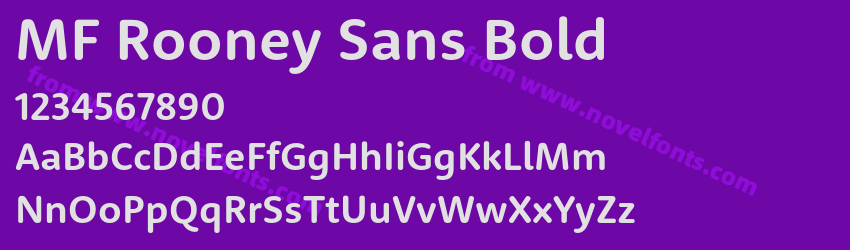 MF Rooney Sans BoldPreview MF Rooney Sans BoldPreview