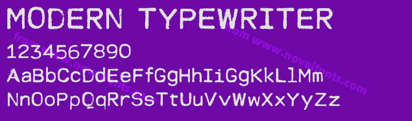 MODERN TYPEWRITERPreview MODERN TYPEWRITERPreview