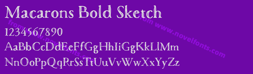 Macarons Bold SketchPreview Macarons Bold SketchPreview