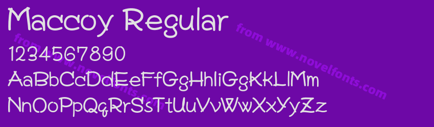Maccoy RegularPreview Maccoy RegularPreview
