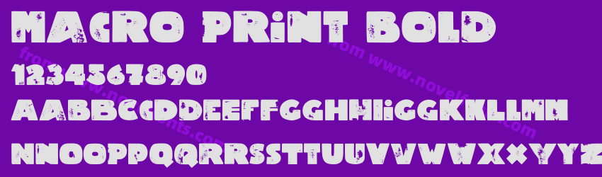 Macro Print BoldPreview Macro Print BoldPreview