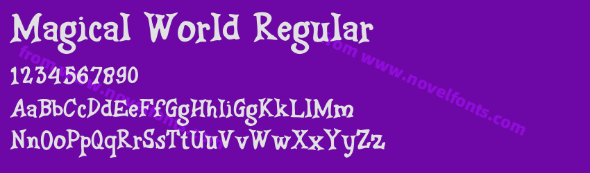 Magical World RegularPreview Magical World RegularPreview