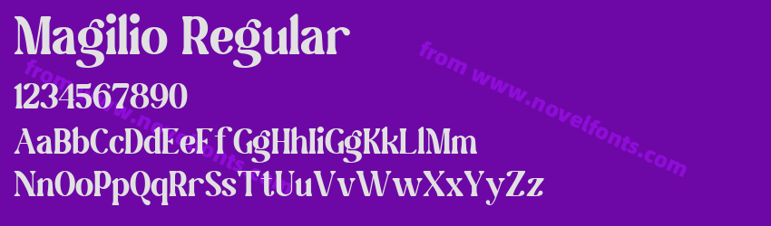 Magilio RegularPreview Magilio RegularPreview