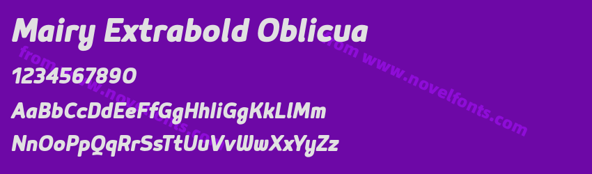 Mairy Extrabold OblicuaPreview Mairy Extrabold OblicuaPreview