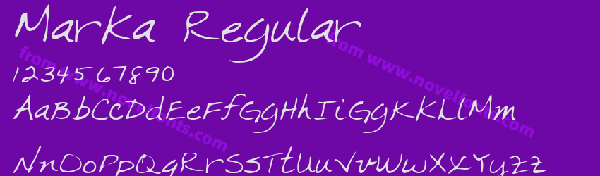 Marka RegularPreview Marka RegularPreview