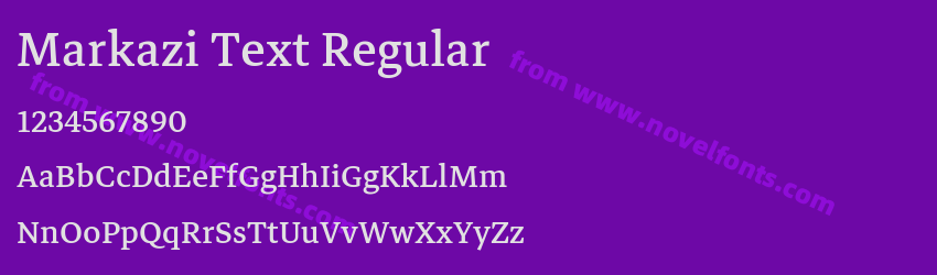 Markazi Text RegularPreview Markazi Text RegularPreview