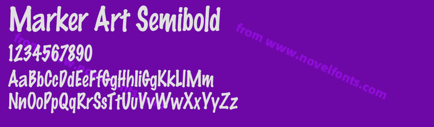 Marker Art SemiboldPreview Marker Art SemiboldPreview