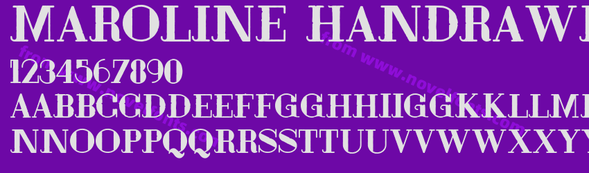 Maroline HandrawnPreview Maroline HandrawnPreview
