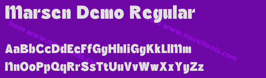 Marsen Demo RegularPreview Marsen Demo RegularPreview
