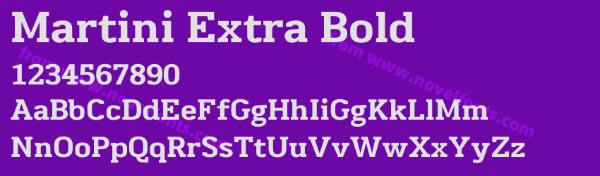 Martini Extra BoldPreview Martini Extra BoldPreview