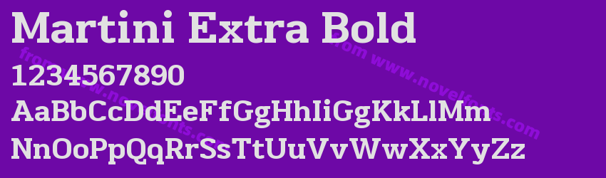 Martini Extra BoldPreview Martini Extra BoldPreview
