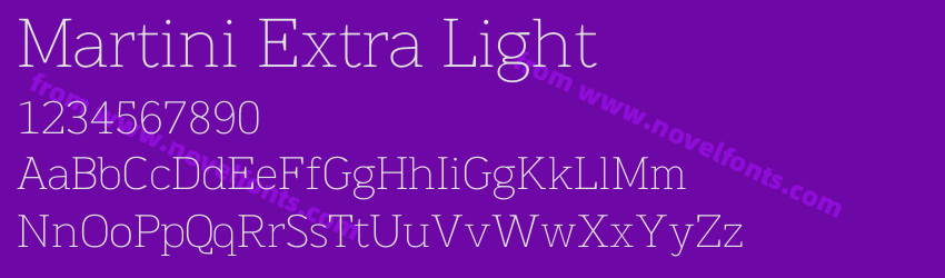 Martini Extra LightPreview Martini Extra LightPreview