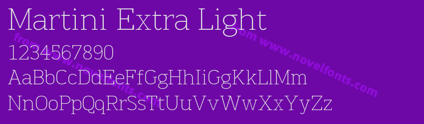 Martini Extra LightPreview Martini Extra LightPreview