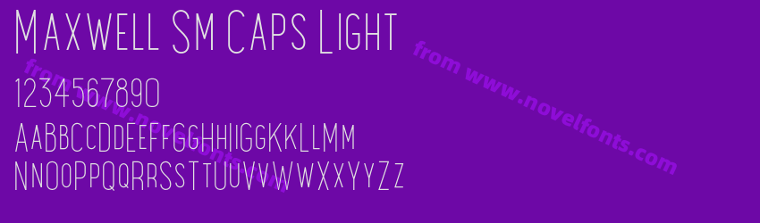 Maxwell Sm Caps LightPreview Maxwell Sm Caps LightPreview