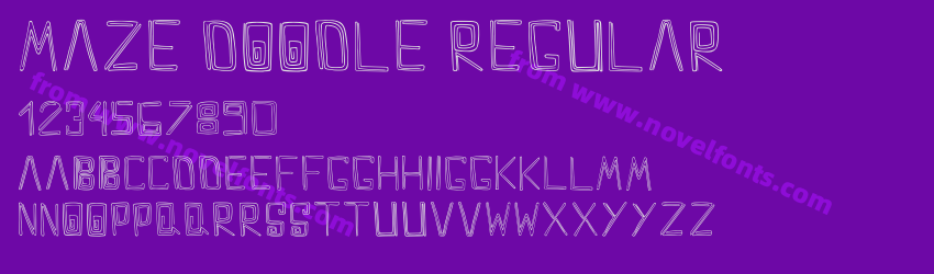 Maze Doodle RegularPreview Maze Doodle RegularPreview