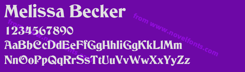 Melissa BeckerPreview Melissa BeckerPreview