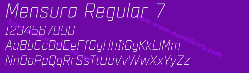 Mensura Regular 7Preview Mensura Regular 7Preview