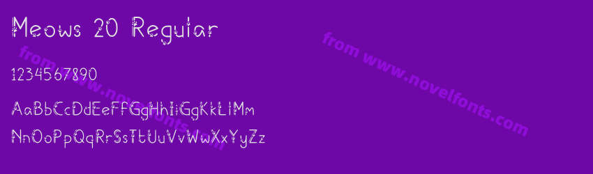 Meows 20 RegularPreview Meows 20 RegularPreview