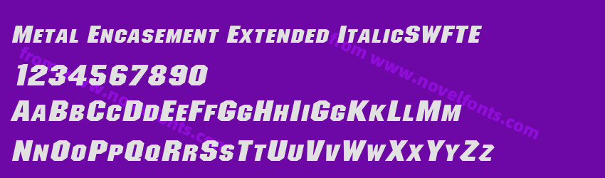 Metal Encasement Extended ItalicSWFTEPreview Metal Encasement Extended ItalicSWFTEPreview