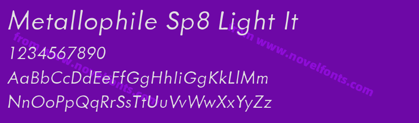Metallophile Sp8 Light ItPreview Metallophile Sp8 Light ItPreview