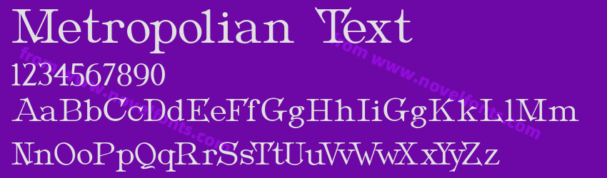 Metropolian TextPreview Metropolian TextPreview