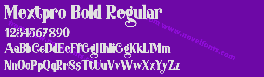 Mextpro Bold RegularPreview Mextpro Bold RegularPreview