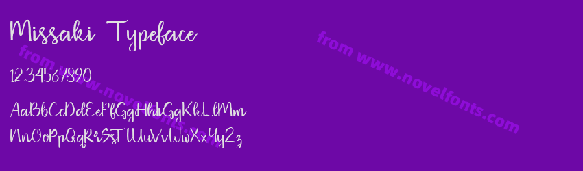 Missaki TypefacePreview Missaki TypefacePreview