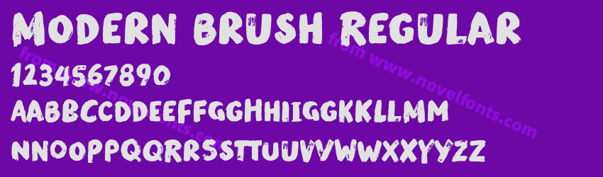 Modern Brush RegularPreview Modern Brush RegularPreview