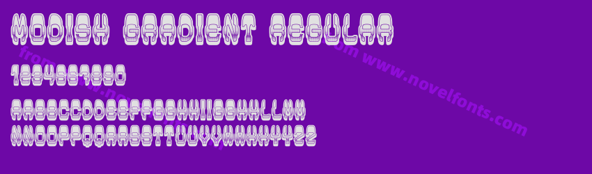 Modish Gradient RegularPreview Modish Gradient RegularPreview