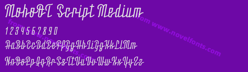 MohoOT Script MediumPreview MohoOT Script MediumPreview