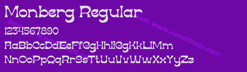 Monberg RegularPreview Monberg RegularPreview