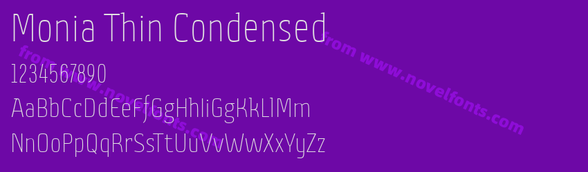 Monia Thin CondensedPreview Monia Thin CondensedPreview