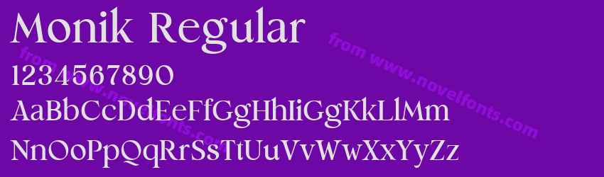 Monik RegularPreview Monik RegularPreview