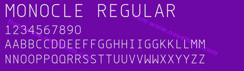 Monocle RegularPreview Monocle RegularPreview