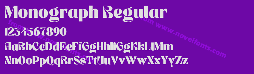 Monograph RegularPreview Monograph RegularPreview