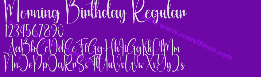 Morning Birthday RegularPreview Morning Birthday RegularPreview