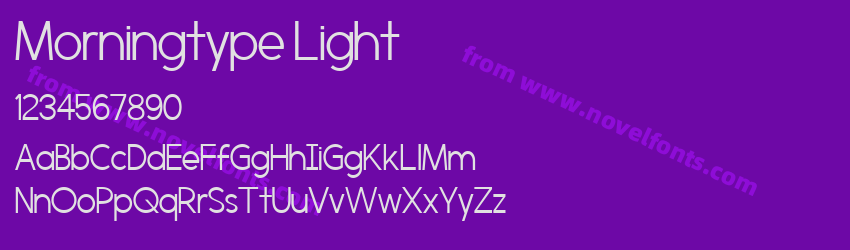 Morningtype LightPreview Morningtype LightPreview