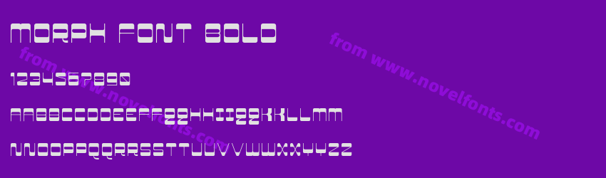 Morph Font BoldPreview Morph Font BoldPreview