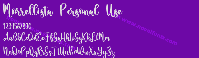 Morrellista Personal UsePreview Morrellista Personal UsePreview