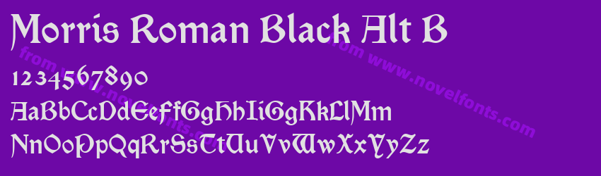 Morris Roman Black Alt BPreview Morris Roman Black Alt BPreview