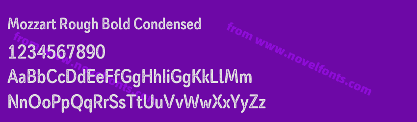 Mozzart Rough Bold CondensedPreview Mozzart Rough Bold CondensedPreview