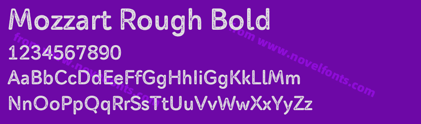 Mozzart Rough BoldPreview Mozzart Rough BoldPreview