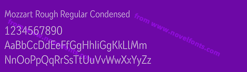 Mozzart Rough Regular CondensedPreview Mozzart Rough Regular CondensedPreview