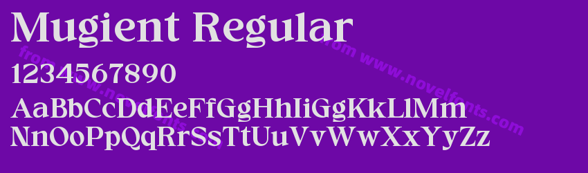 Mugient RegularPreview Mugient RegularPreview