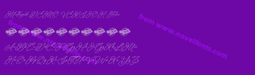 Muthigold DEMO VERSION ItalicPreview Muthigold DEMO VERSION ItalicPreview
