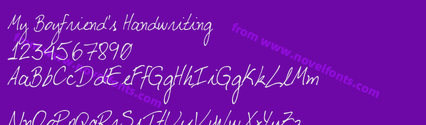 My Boyfriend's HandwritingPreview My Boyfriend's HandwritingPreview